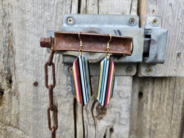 Southwest Striped Resin Earrings