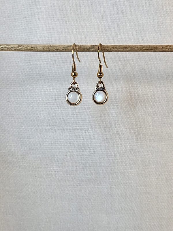 Dainty Circle Earrings - Image 2